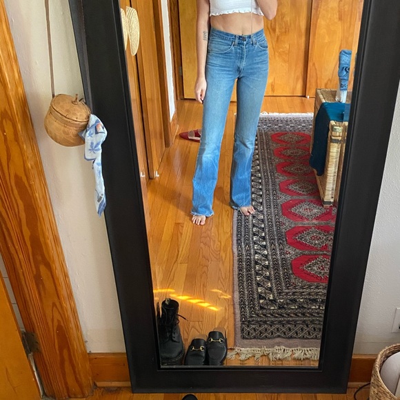 Levi's Denim - Vintage 1970s Levis Orange Tab Jeans Denim - 25